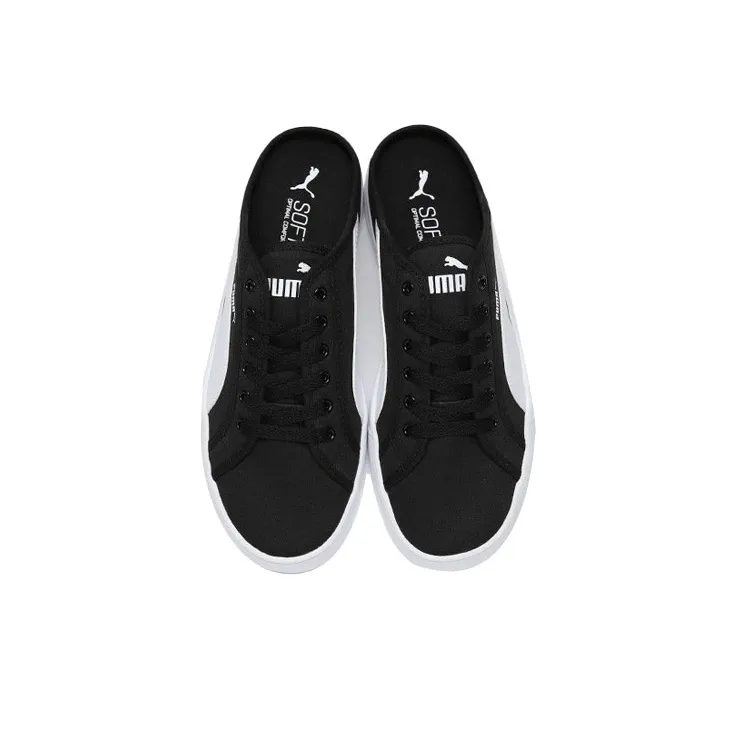 PUMA Smash Vulc Mule Low Top Skateboard Shoes Unisex Black-3