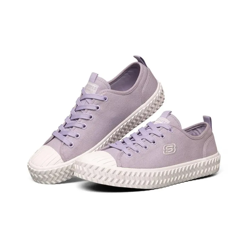 Skechers Street Tra Abrasion Resistant Slip Resistant Low Top Skateboard Shoes Women's Lavender-2