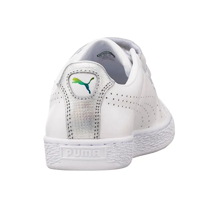 PUMA Basket Strap White Women's-4