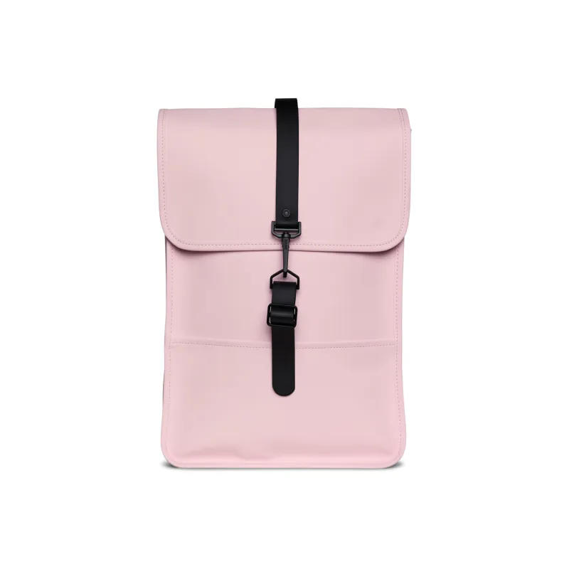 Rains Polyurethane And Polyester Blend Laptop Backpack Mini Unisex Black-18