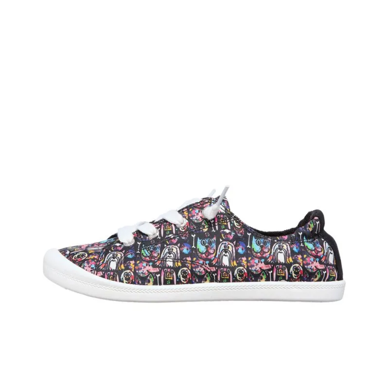 Skechers BEACH BINGO Slip-Resistant Cushioning Wear-Resistant Low-Top Skateboard Shoes Women's Black-0