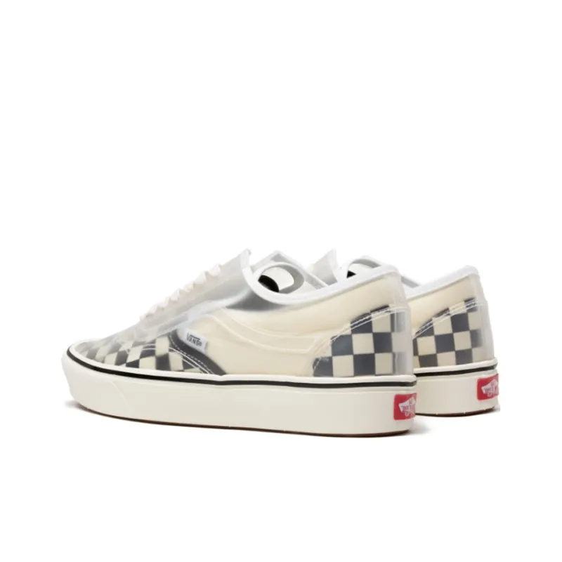 Slip Skool ComfyCush Vans 'Checkerboard White'-3