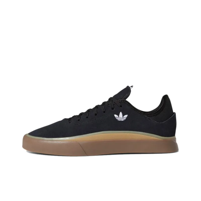 Adidas Originals SABALO Wear-Resistant Low-Top Skateboard Shoes Men's Black White-0