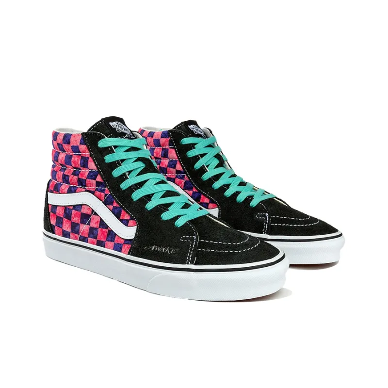 Vans Awake Ny X Sk8 Hi 'Pink Checkerboard'-2