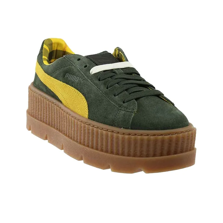PUMA Cleated Creeper Rihanna Fenty Suede Green Women's-2