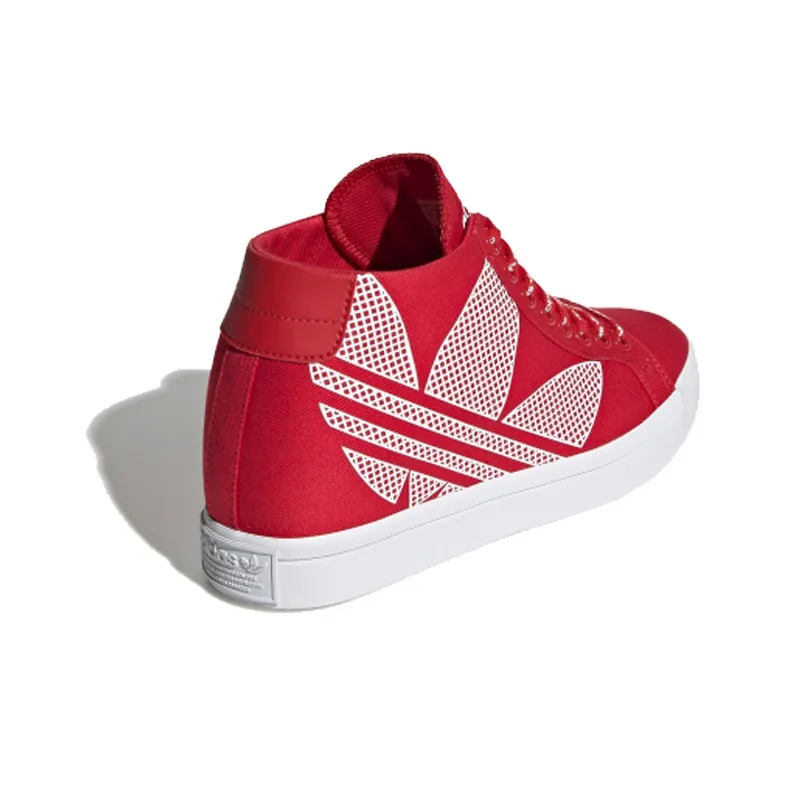 Adidas Originals Courtvantage Heel Logo 'Red White' Women's-3