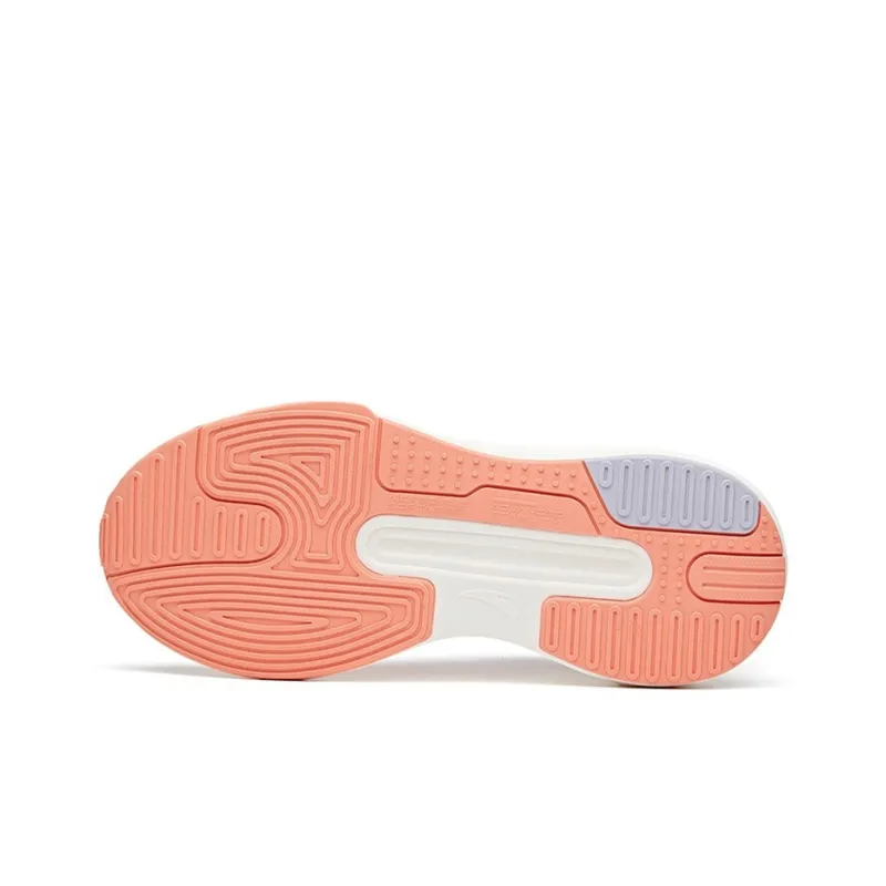 Anta Life Collection C37 Anti Slip Wear Resistant Low Top Skateboard Shoes Women's White Pink-4
