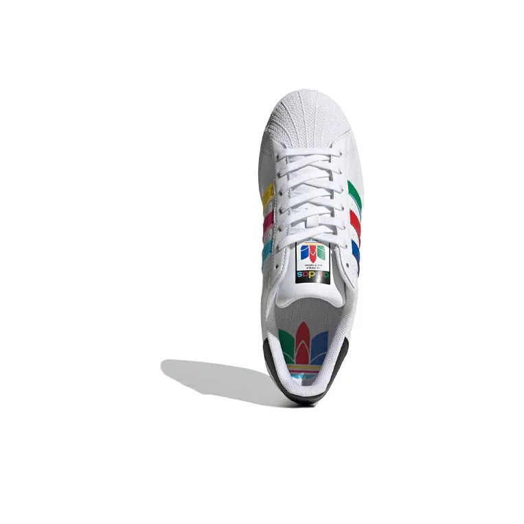 Adidas Superstar 'Colorful Trefoil Cloud White'-4