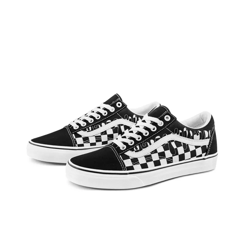 Vans Old Skool Shoes Black/White-2