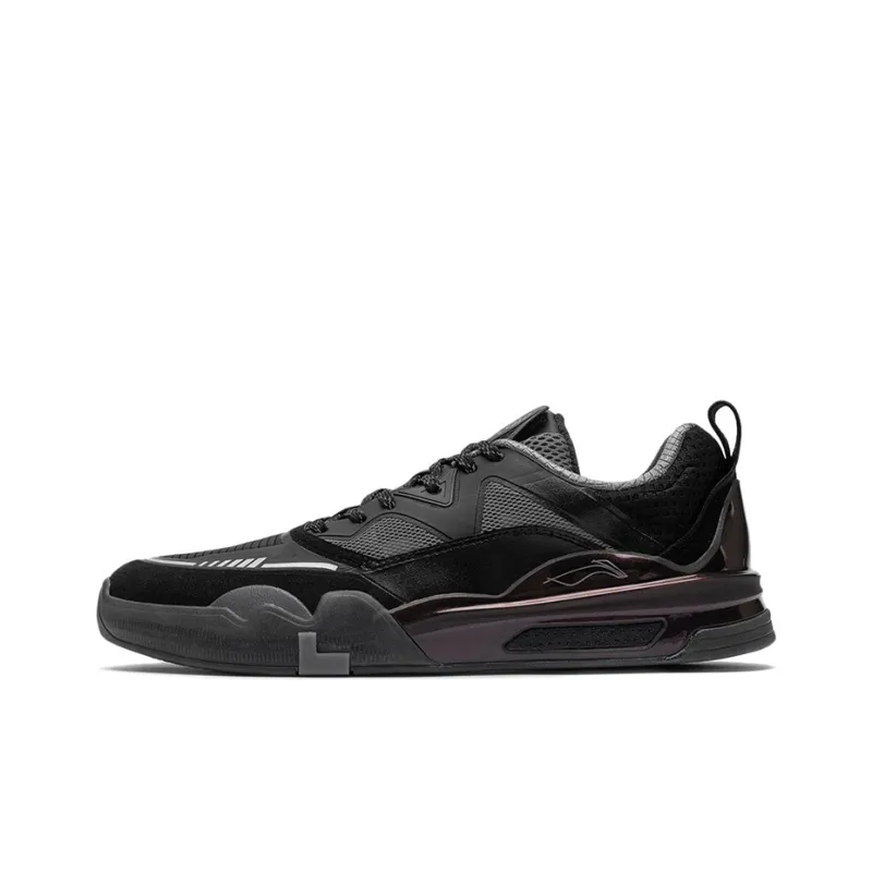 Erik Ellington x LiNing LINGTENG 䨻 'Polar Night' Low Top Skateboard Shoes Men's Black-0