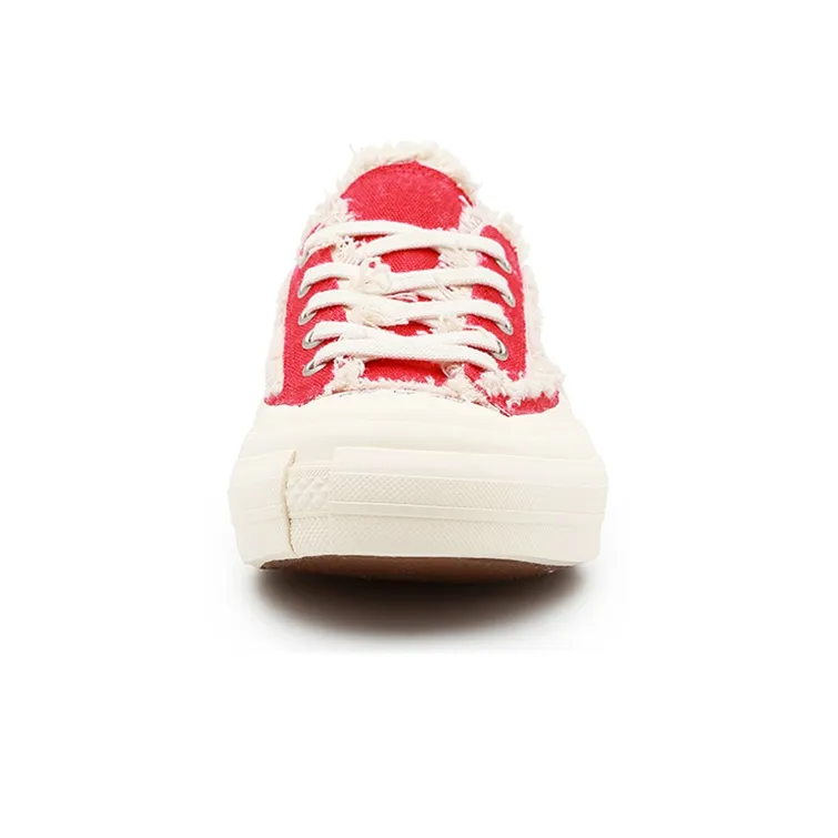 VESSEL G.O.P. Slip On Low Top Skateboard Shoes Unisex Cherry Red-3