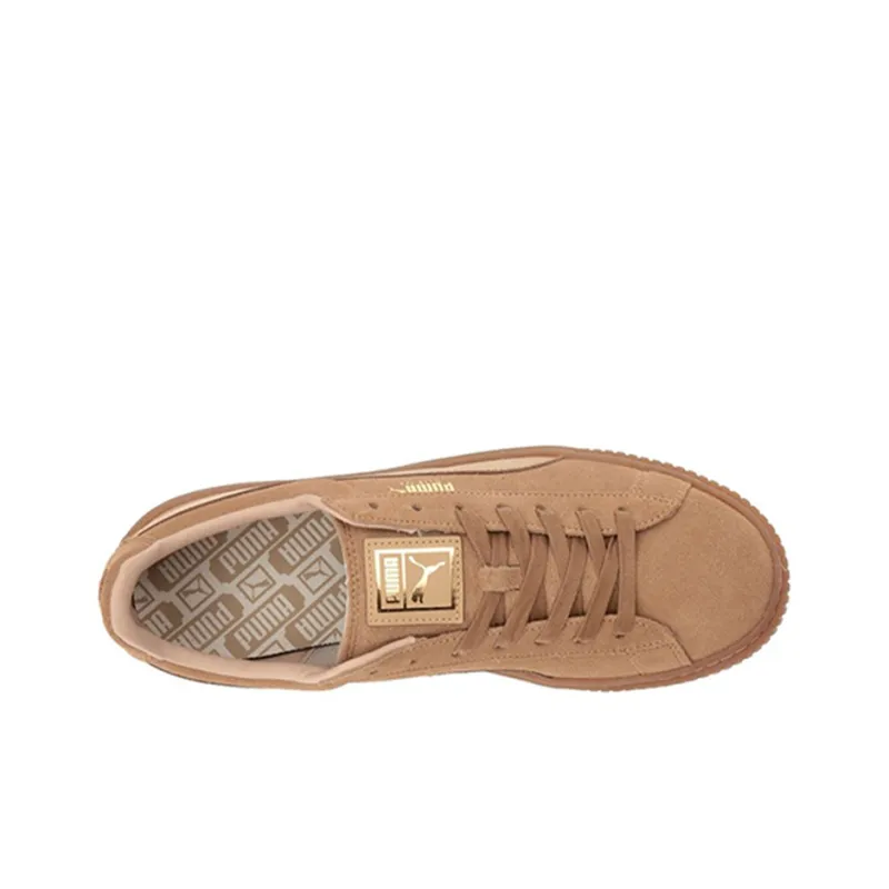 PUMA Suede Platform 'Brown' Women's-3