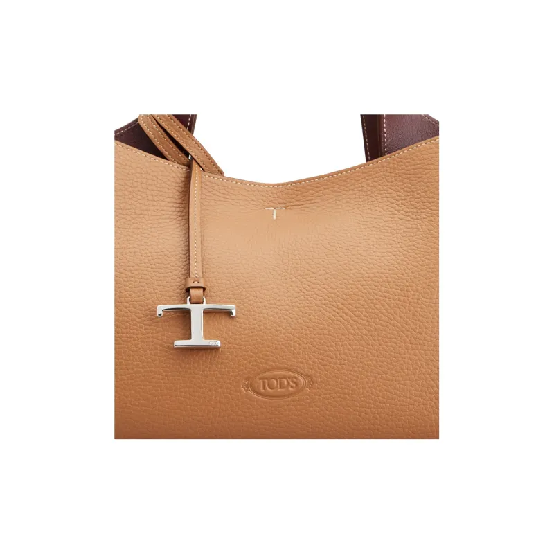 TOD'S Logo Plaque Top Handle Bag-3