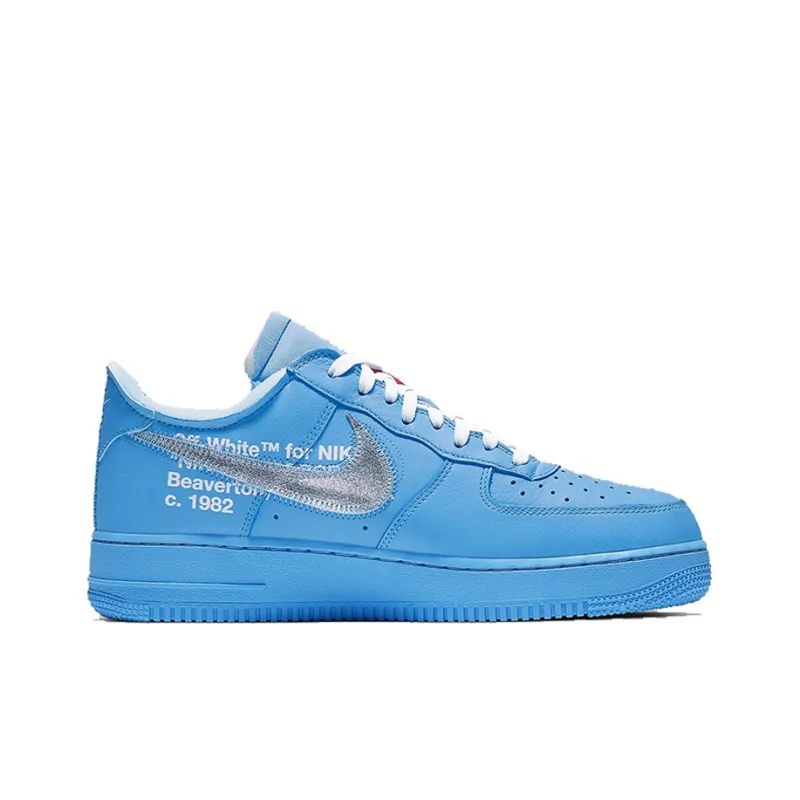 Nike Air Force 1 Low Off White Mca University Blue-1