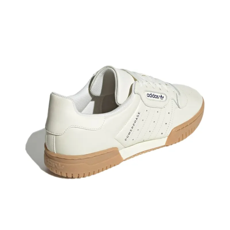 Adidas Originals Yeezy Powerphase Wear-Resistant Low-Top Skateboard Shoes Women's Ecru-3