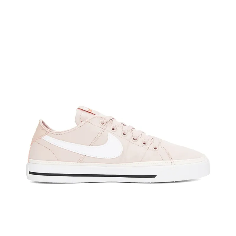 Nike Court Legacy Canvas Skate Shoes Pink/White Women's-1