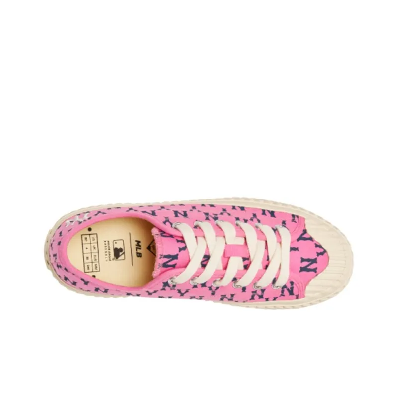 MLB Playball Low Top Skateboard Shoes Unisex Pink-2