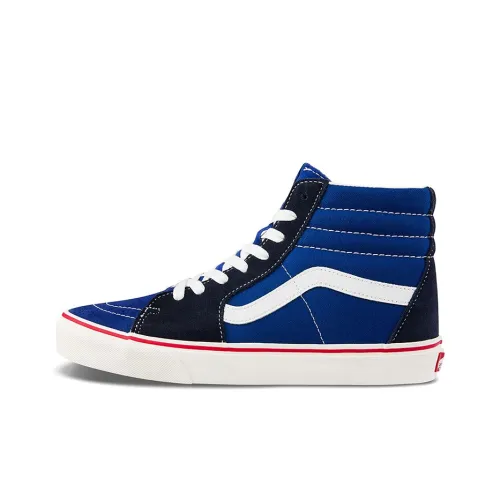 Vans SK8 Skateboard Shoes Unisex High-Top Blue/Black