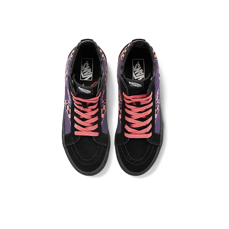 Sk8 Vans Hi Reissue 'Warp Black Paprika'-3