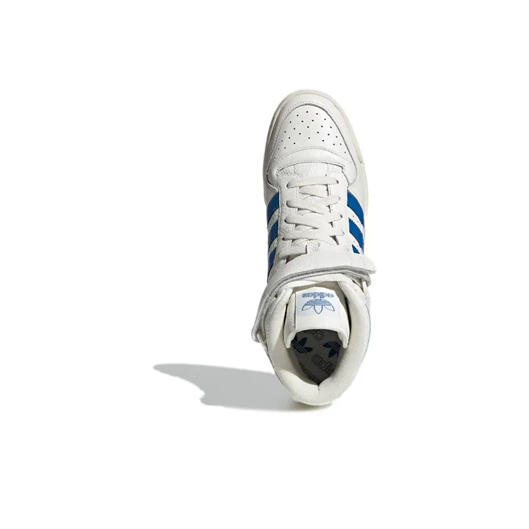 Adidas Forum Mid Off White Blue Bird-4