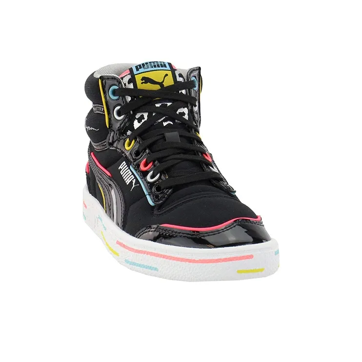 PUMA Unexpected X Ralph Sampson Mid 'Black White' Women's-4