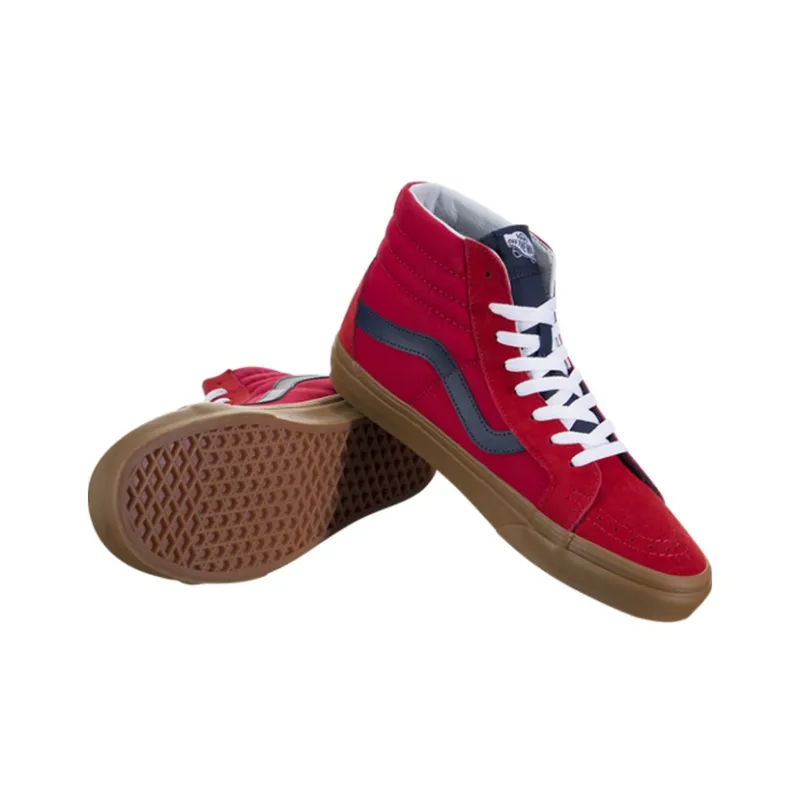 Sk8 Vans Hi Reissue 'Varsity Sport Racing Red'-3