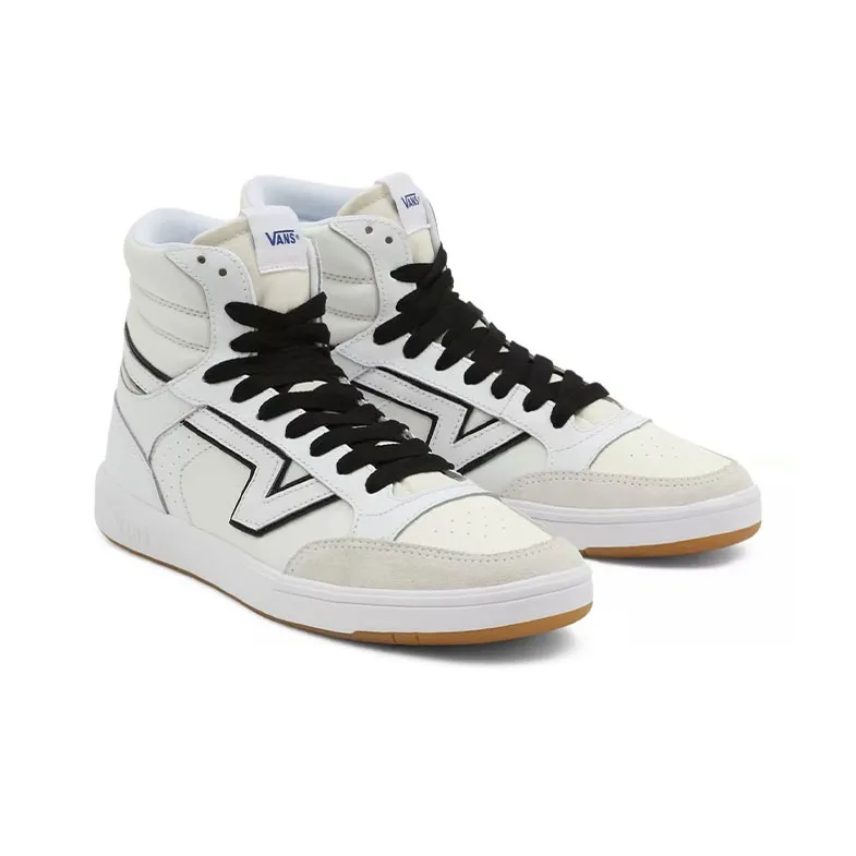 Vans Serio Collection Lowland Hi Comfycush 'White Black'-2