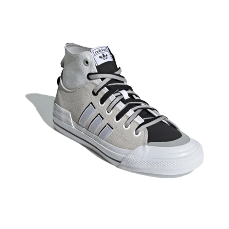 Adidas Originals Nizza Hi Dl 'Grey White Black'-2