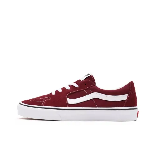 Vans SK8 Low Breathable Non Slip Wear resistant Low Tops Casual Skateboarding Shoes Red