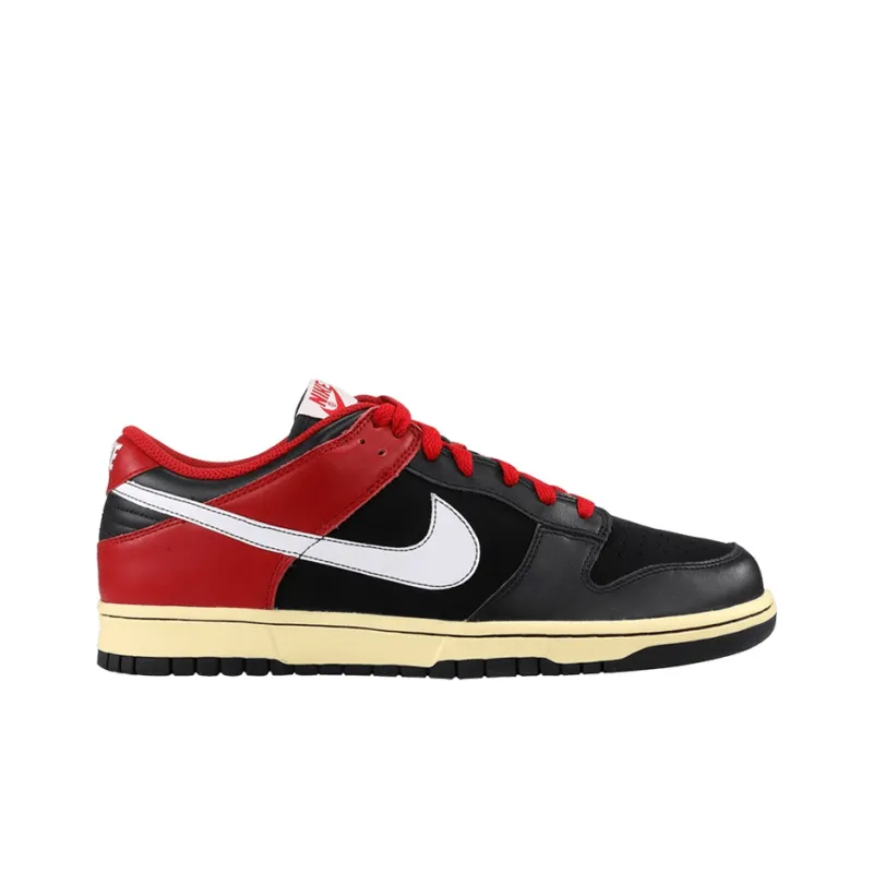 Nike Dunk Low Cl Black White Varsity Red-1