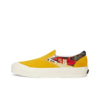 Slam Jam X Julian Klincewicz x Vans Slip-on LX Anti-Slip Wear-Resistant Low-Top Skateboard Shoes Unisex Yellow