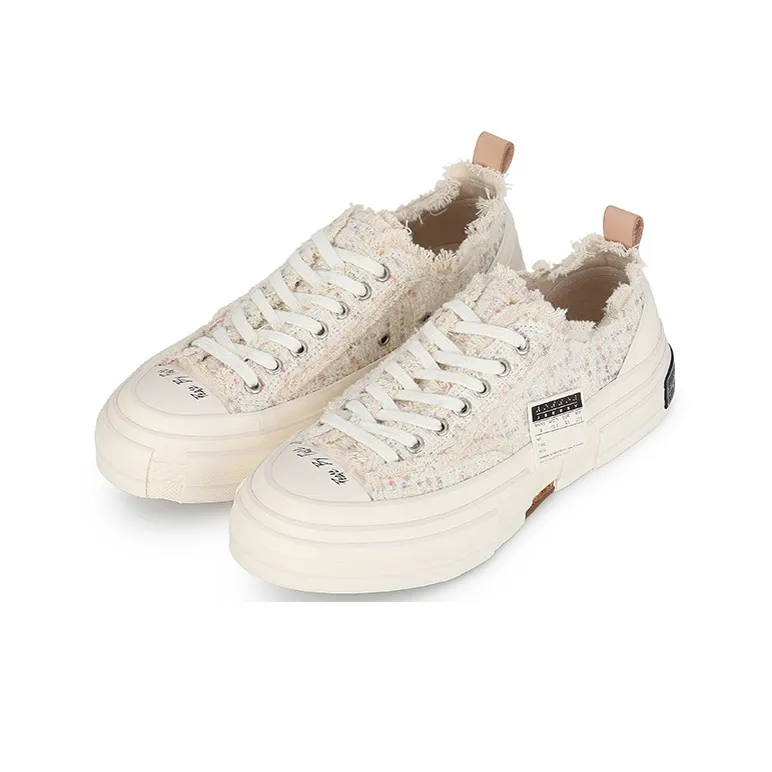 VESSEL G.O.P. Durable Breathable Low Top Skateboard Shoes Unisex White-2