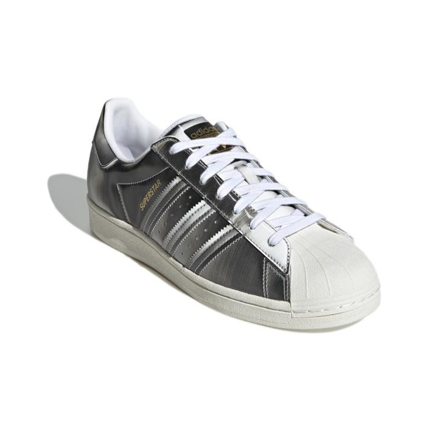 Adidas Silver Metralic Superstar Sneakers selling