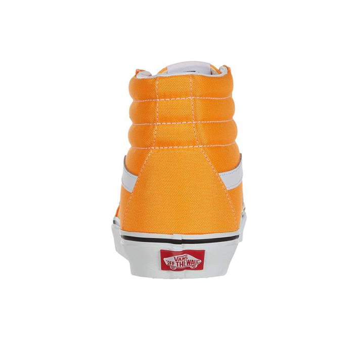 Orange sk8 hi vans best sale