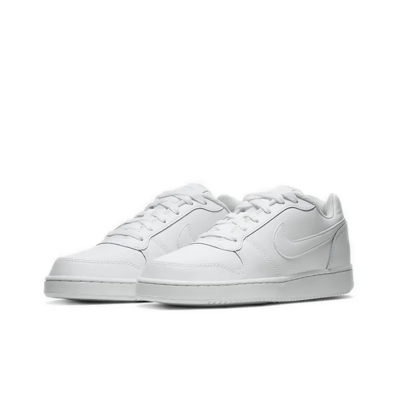 Nike EBERNON Low Coverage Slip Resistant Low Top Skateboard Shoes Women's Pure White-2