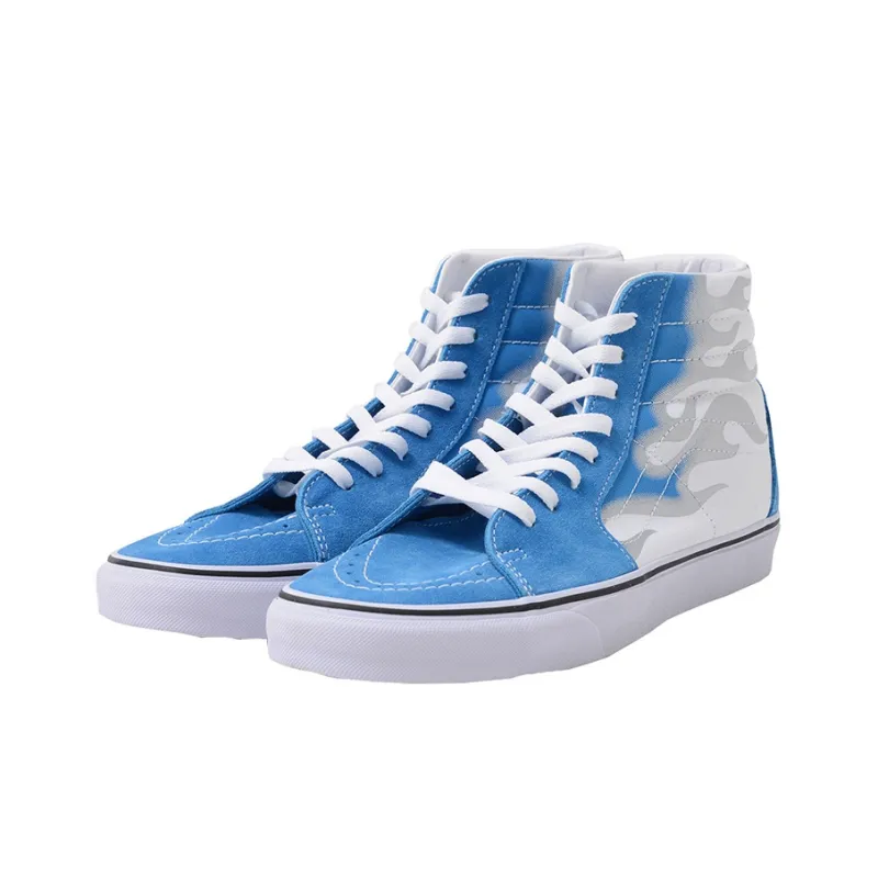 Vans SK8 HI Sky Blue 'Blue White'-2