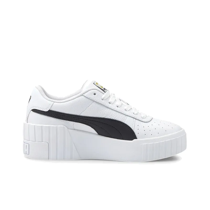 PUMA Cali Wedge 'White Black' Women's-1