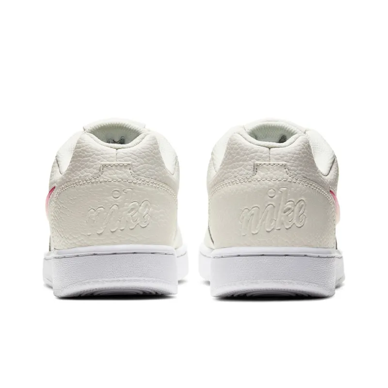 Nike Ebernon Low Prem White/Pink Women's-3