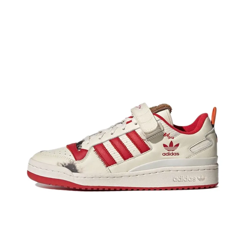 Adidas Originals Forum 84 Low Home Alone Retro Sneakers White/Red Unisex-0