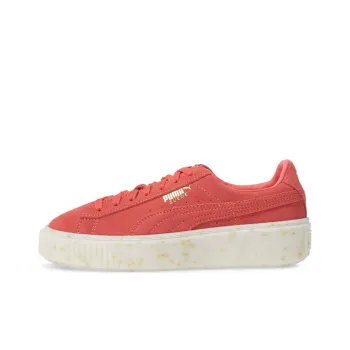 PUMA Suede Platform Board Shoes Red/Blue Women's