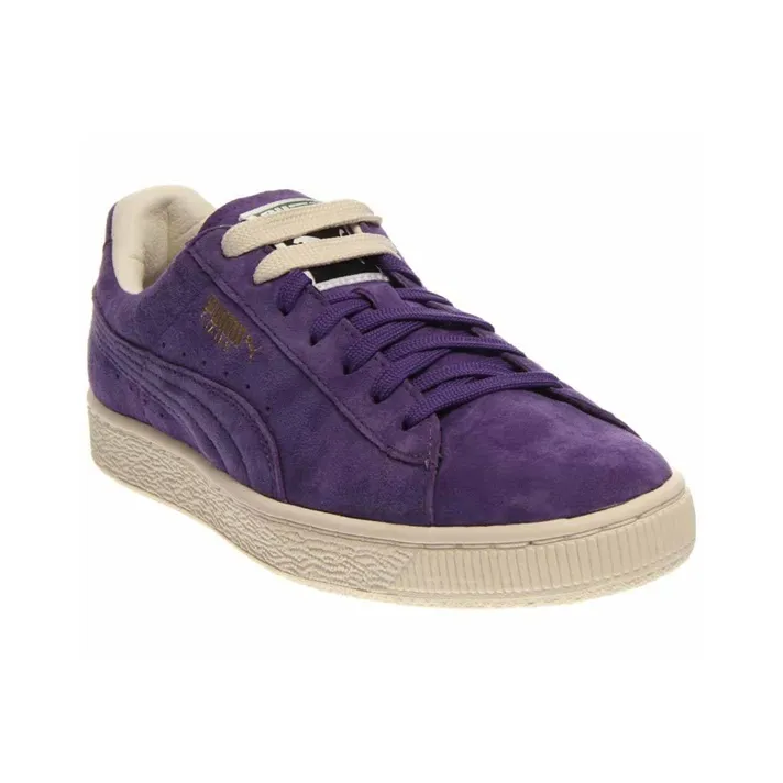 PUMA Skateboard Shoes Men Low Top Purple-1