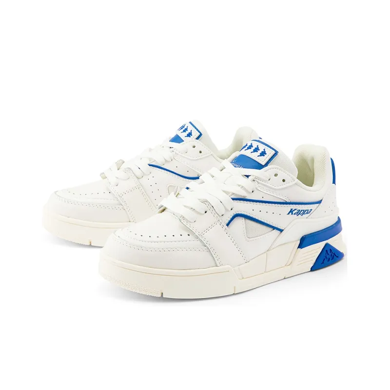 Kappa Lightweight Wear Resistant And Coverage Low Top Skateboard Shoes Unisex Sea Medium Blue-2
