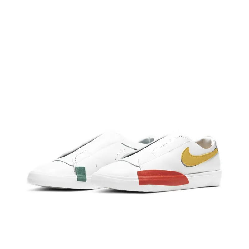 Nike Blazer Low Kickdown White Multi Color Women's-2
