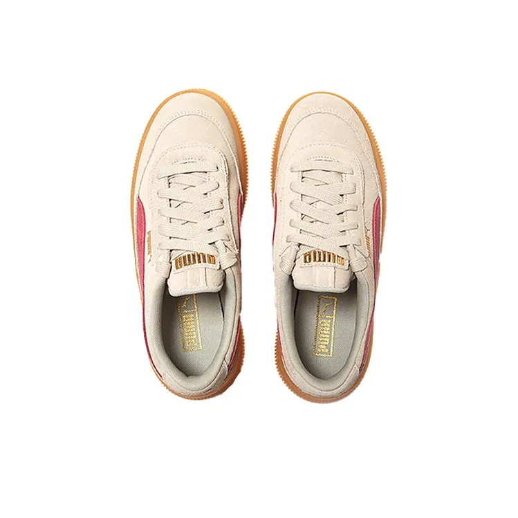 PUMA Deva Suede Casual Sneakers Red/Brown Women's-2