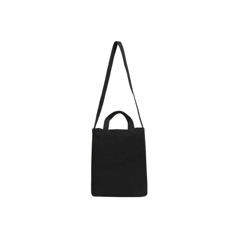 FILA Eco Friendly Canvas Crossbody Bag, Canvas Bag, Shoulder Bag, Handbag Regular Unisex Black-2