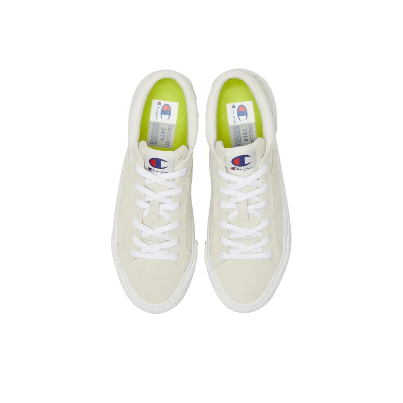 Champion Essentials Collection Heritage Suede Low Skateboard Shoes Unisex Beige-2