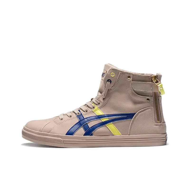 Asics Double Clutch Light Brown/Blue Fleece High Board Shoe-0