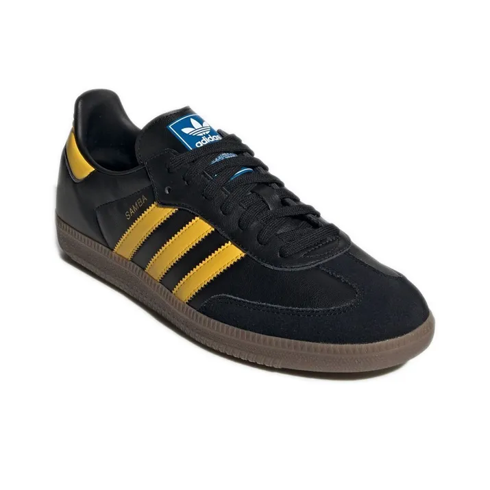 Adidas Samba Og Core Black Equipment Yellow-1