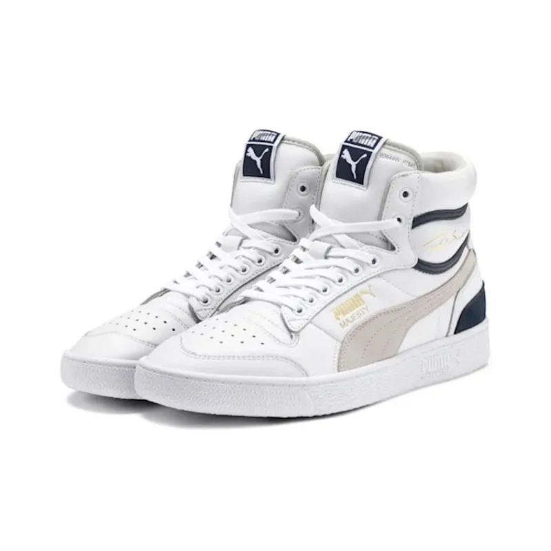 PUMA Ralph Sampson Mid Og White Grey Violet Peacoat-2