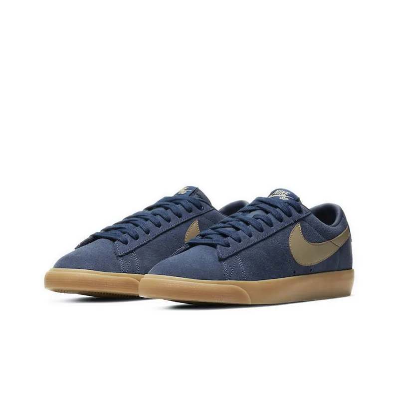 Nike Sb Blazer Low Gt Navy Gum-2